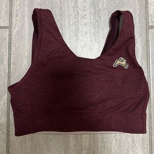 Women's Maroon Tracksmith Sports Bra